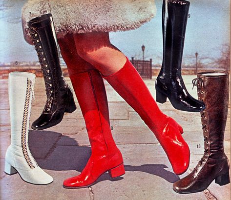 Pennys 71 fw boots 2 | jsbuttons | Flickr 70s Boots Outfit, 1970's Shoes, Mod Outfits, 1960s Boots, 70's Hair, 60s Boots, Vinyl Boots, 70s Boots, 1960s Shoes