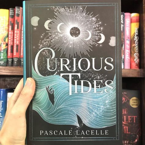 Curious Tides | Cavalier House Books Curious Tides Book, Lunar Magic, Books Aesthetic, House Book, Black Rectangle, Secret Society, A Teen, Book Aesthetic, Books To Read