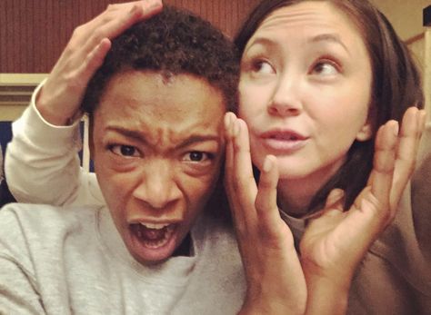 poussey washington & brook soso Soso And Poussey, Poussey Washington, Oitnb Cast, Samira Wiley, Vanessa Kirby, Natasha Lyonne, Casting Pics, Tv Media, Orange Is The New