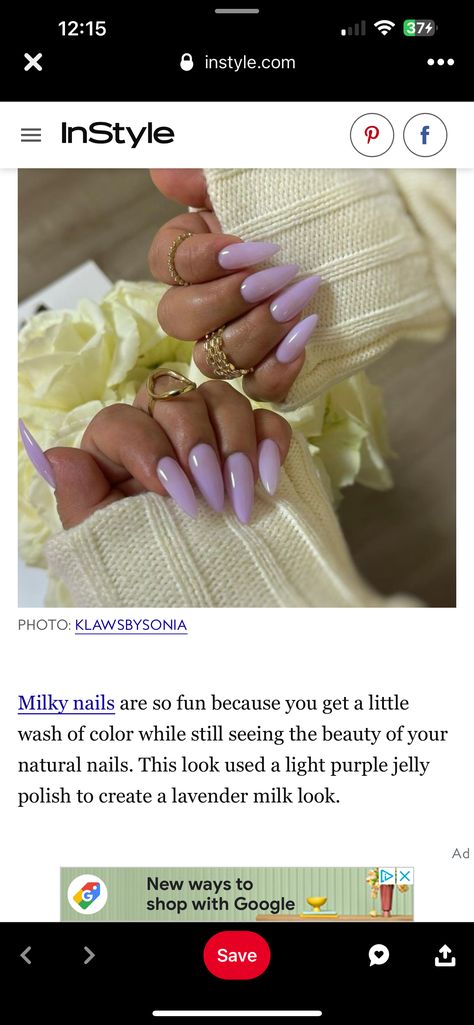 Milky Chrome Lilac Nails, Lavender Jelly Nails, Lilac Jelly Nails, Milky Lavender Nails, Clear Lilac Nails, Translucent Purple Nails, Light Purple Metallic Nails, Sheer Purple Nails, Purple Jelly Chrome Nails