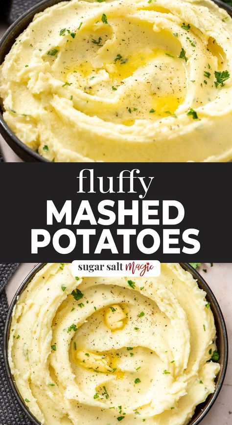 Creamy Mashed Potatoes Recipe, Easy Roast, Perfect Mashed Potatoes, Vegan Mashed Potatoes, Easy Mashed Potatoes, Fluffy Mashed Potatoes, Easy Roast Chicken, Homemade Mashed Potatoes, Best Mashed Potatoes