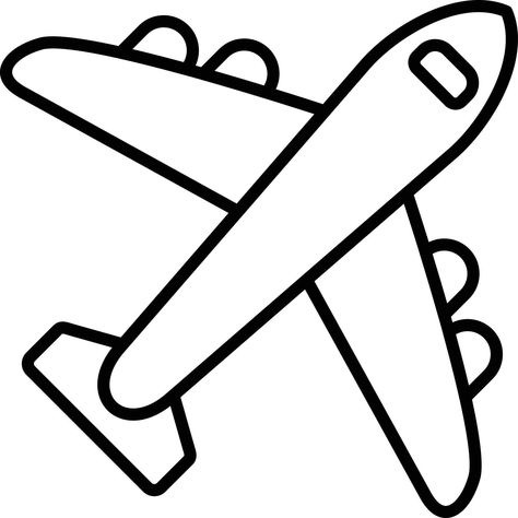 Airplane Outline Icon Airplane Outline, Airplane Clipart, Chalkboard Background, Outline Drawing, Clipart Black And White, Outline Drawings, Free Clipart, Cityscape Photos, Logo Banners