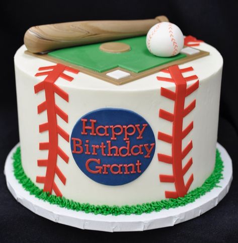 Baseball Bday Cake, My Rookie Year First Birthday Cake, 1st Birthday Baseball Theme Cake, Baseball Birthday Cake Ideas, Baseball Themed Smash Cake, Baseball Birthday Party Cake, Sports Party Cake, Baseball Birthday Cakes For Boys, Baseball Cakes For Boys