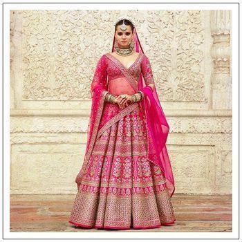 Photo of Sabyasachi Mukherjee Pink Bridal Lehenga, Sabyasachi Bridal, Sabyasachi Mukherjee, Miranda Priestly, Latest Bridal Lehenga, Wedding Lehenga Designs, Wedding Lehengas, Indian Bride Outfits, Bridal Lehenga Collection