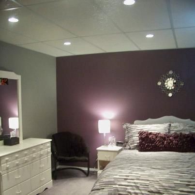 purple and gray bedroom thinking this maybe my room colors!!! Bedroom Colors Purple, Purple And Gray Bedroom, Bedroom Purple, Purple Bedrooms, Purple Bedroom, Purple Rooms, Purple Walls, Bedroom Color Schemes, Bedroom Paint Colors