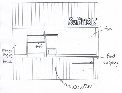 ELEVATION OF COUNTER AREA  (COFFEE SHOP) Coffee Shop Elevation, Bakery Elevation, Coffee Shop Counter Layout, Coffee Shop Bar Counter, Coffee Bar Counter, Counter Cafe, Coffee Shop Counter, Coffee Shop Coffee