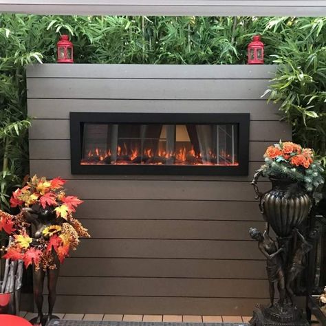 Touchstone Sideline Outdoor/Indoor 80017 50 Wall Mounted Electric Fireplace Outdoor Electric Fireplace, Fireplace Dimensions, Indoor Electric Fireplace, Wall Mounted Electric Fireplace, Mounted Electric Fireplace, Recessed Electric Fireplace, Built In Electric Fireplace, Wall Mounted Fireplace, Outdoor Fireplace Designs