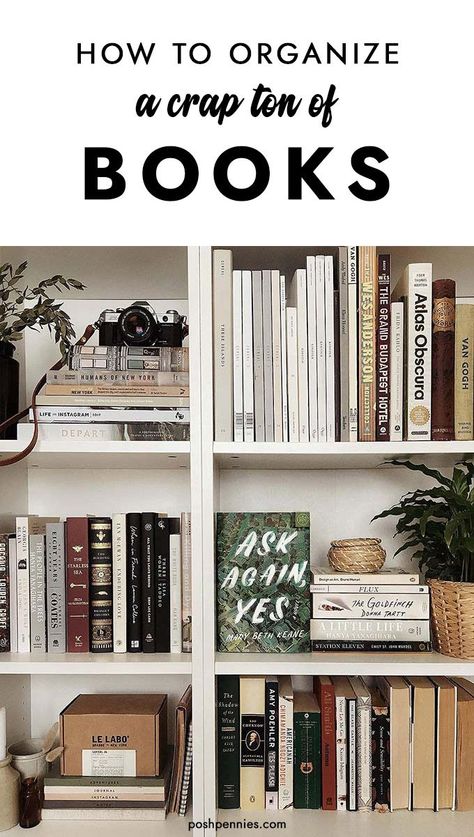 Bookshelves With Books, Design Bookshelf, Styling A Bookcase, Styling Bookshelves, Organizar Closet, Ideas For Organizing, Bookshelf Inspiration, Bookshelf Ideas, Shelf Decor Living Room