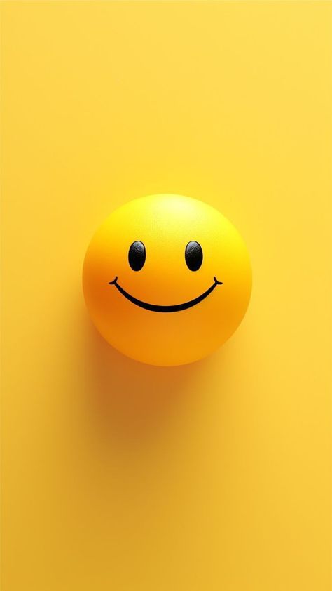 Yellow Smiley Face Wallpaper, Happy Emoji Smiley, Happy Emoji Faces, Smiley Wallpapers, Smile Ball, Monochromatic Yellow, Smiley Face Images, Wide Smile, Yellow Backdrop