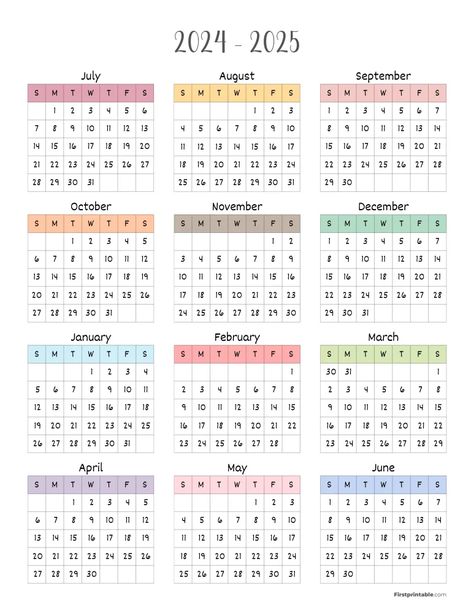 2024 - 2025 Calendar Cute Calendar Template 2024, Academic Calendar 2024-2025, 2024 2025 Calendar, Calendar Printables 2024, 2025 Calendar Printable Free, Printable Calendar 2024, Teacher Rp, 2024 Calendar Printable Free, Cute Calendar Template