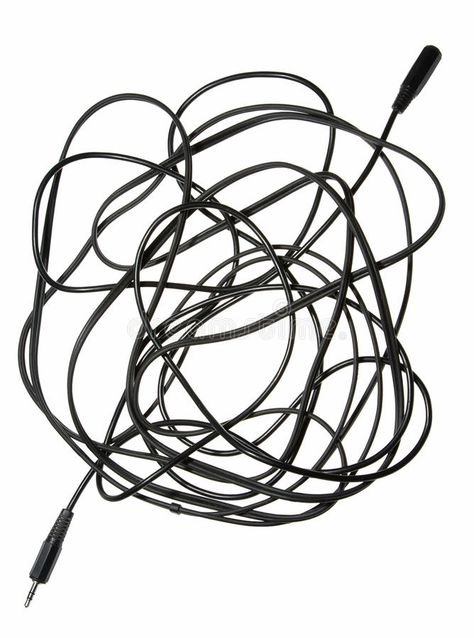 Bundle of cables and jack plug isolated on white. Tangled wires as connection an , #Affiliate, #plug, #isolated, #jack, #Bundle, #cables #ad Noodle Illustration, Tangled Wires, Graphic Design Assets, Wire Drawing, White Stock, Chronic Fatigue, Design Assets, Tangled, Photo Image