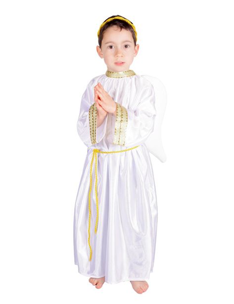 Disfraz ángel niño Nativity Costumes, Nuns Habits, Chibi Body, Waldorf Crafts, Angel Costume, Angel Dress, Kids Costumes, Baby Fashion, Santa Claus