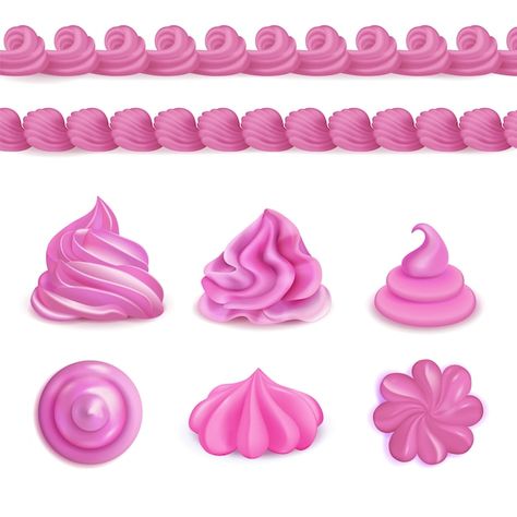 Free vector whipped pink cream dessert d... | Free Vector #Freepik #freevector #frosting #whipped-cream #cream-cake #fruit-cake Super Sweet 16, Cake Vector, Whipped Cream Frosting, Cream Desserts, Sweet 16 Parties, Dessert Decoration, Image Illustration, Whipped Cream, Frosting