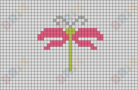 Dragonfly from BrikBook.com #Animal #Originals #Dragonfly #Insect #pixel #pixelart #8bit Shop more designs at http://www.brikbook.com Dragonfly Pixel Art, Pixel Dragon, Grid Patterns, Dragonfly Insect, Pixel Drawing, Tapestry Crochet Patterns, Pixel Art Design, Tapestry Crochet, 8 Bit