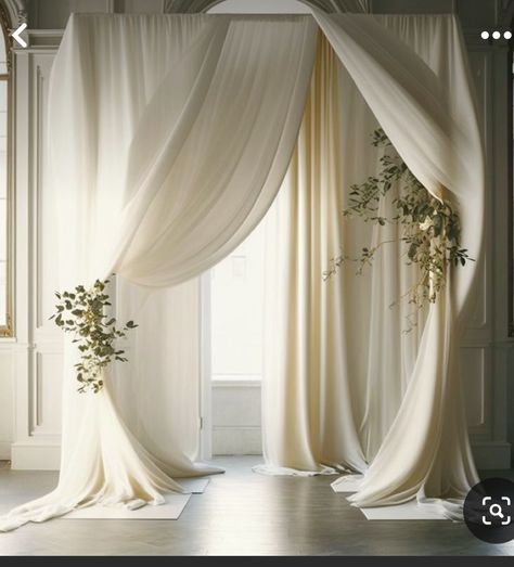 Alter Backdrop, Pipe And Drape Wedding, Wedding Arch Draping, Arch Draping, Draping Wedding, Pipe And Drape, Wedding Arch, Wedding Theme, Wedding Inspo