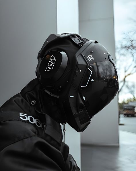 Machine 56 Helmet, Techwear Helmet, Scifi Helmet, Tech Mask, Sci Fi Helmet, Techwear Mask, Cyberpunk Mask, Sci-fi Helmet, Sci Fi Character