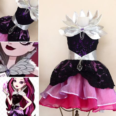 Raven Queen Raven Queen Cosplay, Monster High Makeup, 11 Birthday, Raven Queen, Cosplay Tips, 11th Birthday, Ever After High, Monster High, Ever After