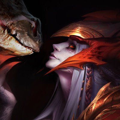 ArtStation - Shyvana, Chengwei Pan Shyvana League Of Legends, League Legends, Lol Champions, League Of Legends Game, Legend Games, Splash Art, The Revenant, Lol League Of Legends, Video Game Art