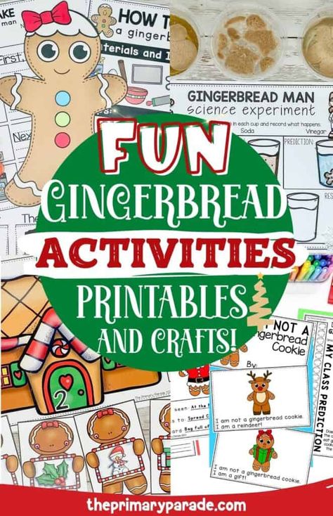 Gingerbread activities for preschool Gingerbread Cookie Craft Preschool, Gingerbread Bingo Printable Free, Gingerbread Man Hunt Preschool, Gingerbread Man Worksheets, Gingerbread Man Activities For Preschool, Gingerbread Classroom Activities, Gingerbread Activities For First Grade, Gingerbread Games For Kids, Kindergarten Gingerbread Activities