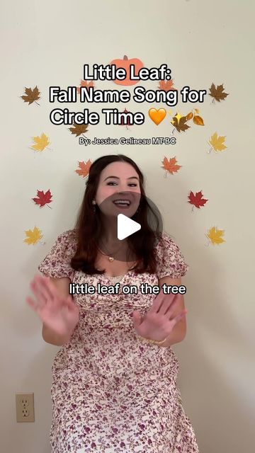 Jessica B. Gelineau MT-BC, RMP | Circle Time Coach on Instagram: "A simple, seasonal name song for September (or throughout the entire Fall season! 🎃🧡)   Answer the following poll in the comments down below! 👇  Do you…  A) Switch your name songs each month?   B) Switch your name songs each season?   C) Keep the name song hello throughout the year?   D) Not use a name song at all and instead use a general “hello” song?   Let me know 🤓✨   #circletimewithmissjess #preschoolmusic #earlychildhoodeducation #childrensmusic #teachersofinstagram" Hello Songs Preschool Circle Time, Fall Preschool Songs Circle Time, Fall Preschool Circle Time Activities, Hello Songs For Preschool, November Preschool Songs, Circle Time Ideas For Preschool Board, Circle Time Songs Kindergarten, Fall Songs For Toddlers, Fall Name Craft