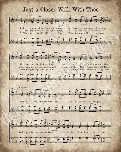 Vintage Hymnal Sheet Music, Printable Hymns Free, Printable Hymns, Gospel Song Lyrics, Music Printables, Christian Hymns, Hymn Print, Hymn Sheet Music, Hymn Music