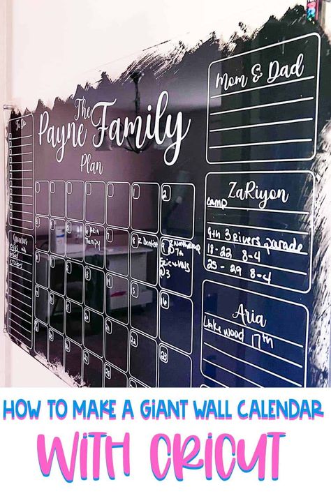 Diy Calendar Wall, Family Calendar Wall, Chalkboard Wall Calendars, Diy Dry Erase Board, Diy Whiteboard, Dry Erase Wall Calendar, Chalkboard Calendar, Dry Erase Board Calendar, Whiteboard Calendar