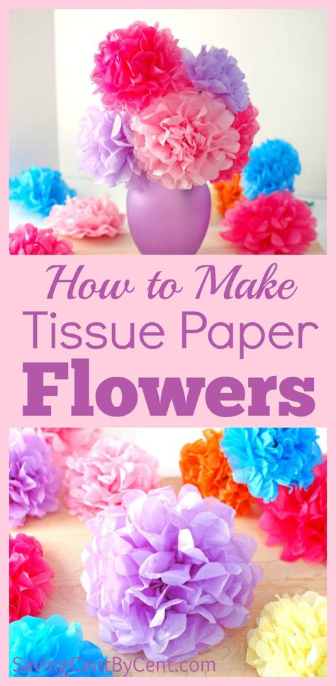 How to make easy tissue paper flowers is one of my most popular posts. Now that it is spring and with summer coming up soon, I decided to make a video about how to make tissue paper flowers. Watch this tissue paper flower video tutorial to add spring decor around the house. It’s also a […] Tissue Paper Flowers Easy, Make Tissue Paper Flowers, Paper Flower Video, Crafts Clothes, Tissue Paper Flowers Diy, Tissue Paper Crafts, Friend Request, Tissue Flowers, Easy Paper Flowers