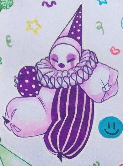 Pierrot Clown, Clown Tattoo, Theme Tattoo, Cute Clown, Arte Sketchbook, Cute Doodle Art, Sketchbook Art Inspiration, Drawing Base, Funky Art