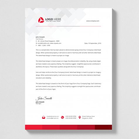 Graphic Designer Letterhead, Letterhead Template Design, Letterheads Business Design, A4 Letter Design, Contract Template Design, Official Paper Design, Business Paper Design, Company Document Design, Headletter Design