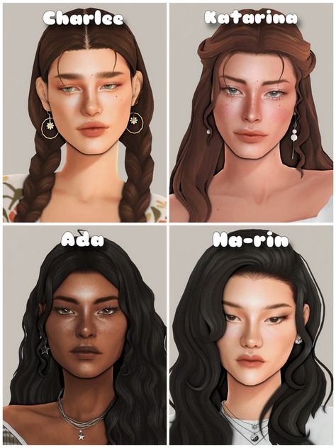 sim dump ♡ | simsaula Sims Ideas People No Cc, Sims 4 Sims Dump Female, Sims 4 People, Downloadable Sims, Sims 4 Sims Dump, Sims People, Sims Fashion, Eaten Alive, Sims Medieval