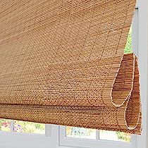 Bamboo Blinds Bathroom, Roller Shades Kitchen, Bamboo Blinds Living Room, Roller Shades Living Room, Roller Shades Diy, Green Window Treatments, Pull Down Blinds, Bamboo Roller Shades, Bamboo Roller Blinds