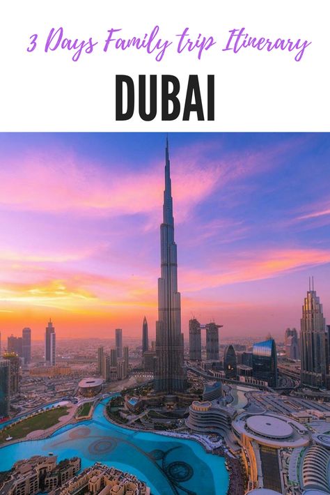 3 days in Dubai: Family trip Itinerary to the City of Gold What To Do In Dubai, Dubai Things To Do, Uae Travel, Dubai Travel Guide, Dubai Holidays, Dubai Vacation, Dubai Desert, Visit Dubai, Dubai Travel