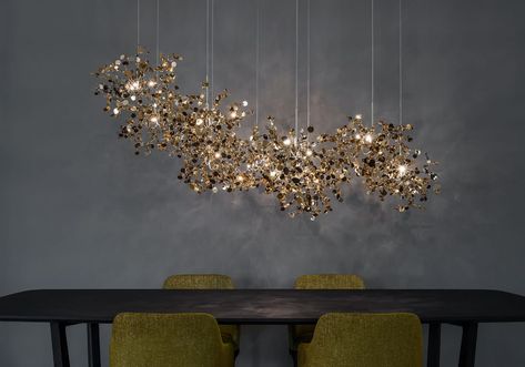 Argent | PreciousDesign | Products | Terzani Chandelier Lighting Modern, Pendant Lamp Design, Metal Pendant Lamps, Focal Points, 3 Light Pendant, Estilo Art Deco, Art Deco Stil, Chrome Colour, Suspension Light