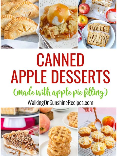 Apple Pie Recipe With Store Bought Crust And Filling, Apple Pie Using Canned Apples, Apple Pie From Canned Filling, One Can Apple Pie Filling Recipes, 1 Can Apple Pie Filling Recipes, What To Make With Apple Pie Filling Easy Recipes, Apple Pie Using Pie Filling, Apple Pie Filling Uses Desserts, Canned Apple Pie Filling Muffins