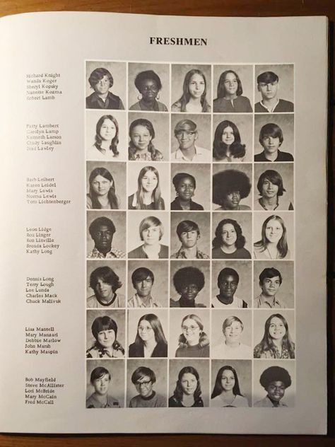 1973 Goodyear Junior High yearbook Freshmen page "K thru M": Goodyear Heights, Akron, Ohio Kurt Cobain Yearbook, Cheer Headlines For Yearbook, 60s Yearbook, History Yearbook Spreads, 1970s Yearbook, Old Yearbooks, Yearbook Pages, Yearbook Ideas, School Yearbook