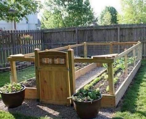 How to build a RAISED AND ENCLOSED GARDEN BED. Step by step instructions with a video Diy Raised Garden, Raised Garden Beds Diy, Have Inspiration, Diy Yard, Garden Boxes, Raised Bed, Yard And Garden, Garden Bed, Garden Layout