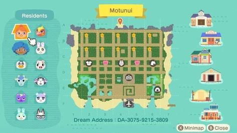 River Ideas, River Map, Dream Address, Dream Code, Map Ideas, Animal Crossing Wild World, Animal Crossing Pocket Camp, Island Map, New Animal Crossing