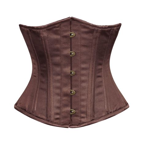 Burlesque Halloween Costumes, Brown Corset, Gothic Costume, Corset Costumes, Waist Cincher Corset, Boned Corsets, Gothic Corset, Lace Tights, Waist Trainer Corset