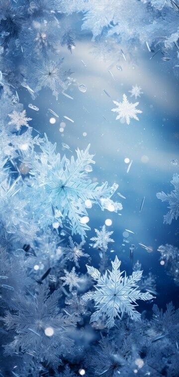 Premium Photo | Blue Background With Snow Flakes Generative AI Snow Christmas Aesthetic, Snowing Aesthetic, Frozen Background, Ice Effect, Ice Aesthetic, Blue Christmas Background, Snow Wallpaper, Snowflake Wallpaper, Snow Dragon