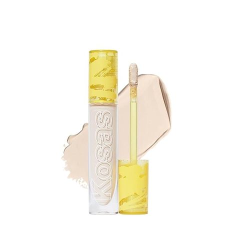 ​﻿​​​Amazon.com : Kosas Revealer Concealer - Medium Coverage Makeup with Hyaluronic Acid, Conceals Dark Circles Under Eyes, Dark Spots and Blemishes + Brightens, Hydrates, Long-Lasting & Vegan, (Tone 04 N) : Beauty & Personal Care Kosas Concealer, Kosas Revealer Concealer, Dark Undereyes, Olive Undertones, Eyes Dark, Concealer Shades, Makeup Blender, Oil Light, Best Concealer