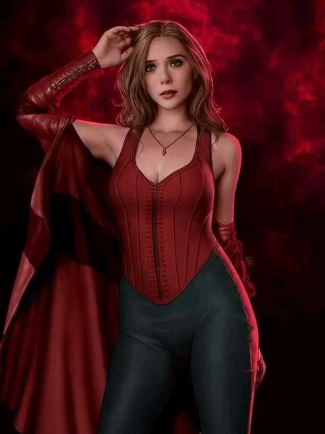 Olsen Scarlet Witch, Karakter Marvel, Elizabeth Olsen Scarlet Witch, Female Superhero, Scarlet Witch Marvel, Pahlawan Marvel, Scarlett Witch, Black Widow Marvel, Pahlawan Super