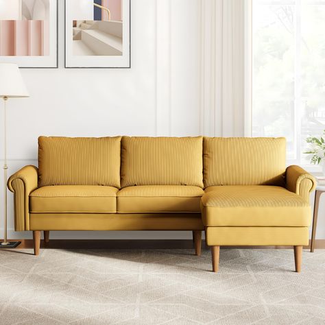 Yellow decor living room