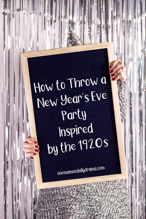 Daily Drama, Black And White Balloons, Food Games, Budget Party, 1920s Party, Gatsby Themed Party, Great Gatsby Party, New Year's Eve Celebrations, Bee's Knees