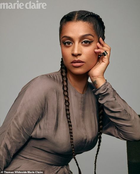 Up and comer: Lily Singh, meanwhile, reflected on how she's ended up being friends with ma... Lily Singh, Escape The Night, Girls Run The World, Gucci Top, Megan Rapinoe, Lilly Singh, Kacey Musgraves, Jennifer Fisher, Brown Girl