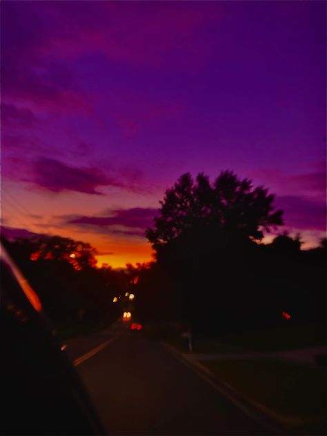 Purple, pink, orange aesthetic. Summer night sunset Sunset Aesthetic Purple Orange, 90s Sunset Aesthetic, Orange Hour Aesthetic, Warm Purple Aesthetic, Sunset Color Aesthetic, Dark Purple Sunset, Purple Hour Aesthetic, Sunset Purple Aesthetic, Purple Night Aesthetic