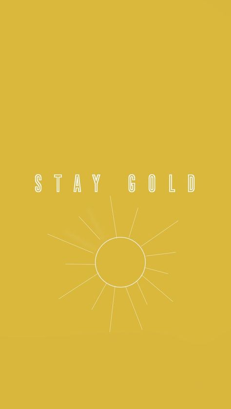 Stay gold ★ iPhone wallpaper Yellow Aesthetics, Gold Wallpapers, Be Good Do Good, Yellow Quotes, Gold Wallpaper Iphone, Dress Watches, Minimalist Watch, Stay Gold, Gold Background