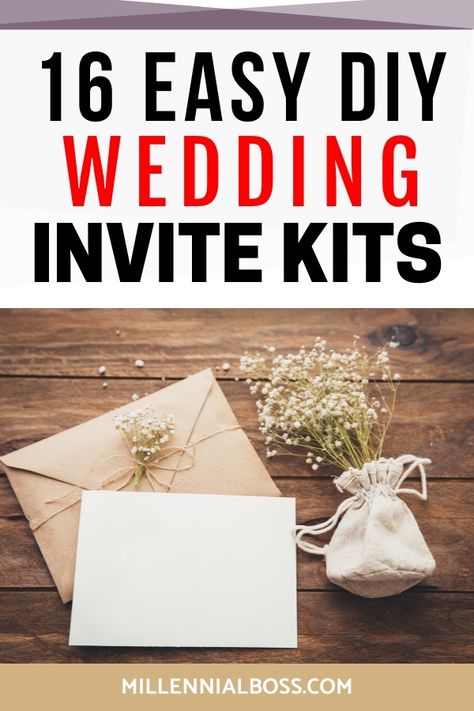 16 DIY Wedding Invitations that are bound to make your wedding day beautiful and budget friendly. These are print yourself wedding invitations that look cute and elegant. #wedding Homemade Invitations Wedding, Wedding Invitation Homemade, Rustic Wedding Invitations Diy, Diy Wedding Invitations Handmade, Diy Rustic Wedding Invitations, Cheap Wedding Invitations Diy, Wedding Invitations Cheap, Handmade Wedding Invitation, Make Your Own Wedding Invitations