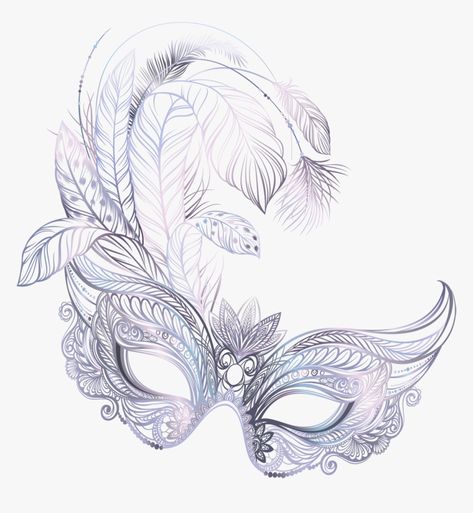 Masquerade Mask Drawing, Venetian Mask Tattoo, Masquerade Tattoo, Masquerade Mask Tattoo, Masquarade Mask, Diy Masquerade Mask, Canvas Tattoo, Mask Png, Kunst Tattoos