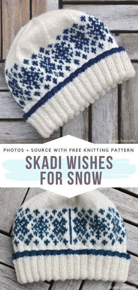 Knit Winter Hat Pattern, Norwegian Knitting Designs, Fair Isle Knitting Patterns Free, Norwegian Winter, Stranded Knitting Patterns, Winter Knitting Patterns, Beanie Knitting Patterns Free, Norwegian Knitting, Knitted Mittens Pattern