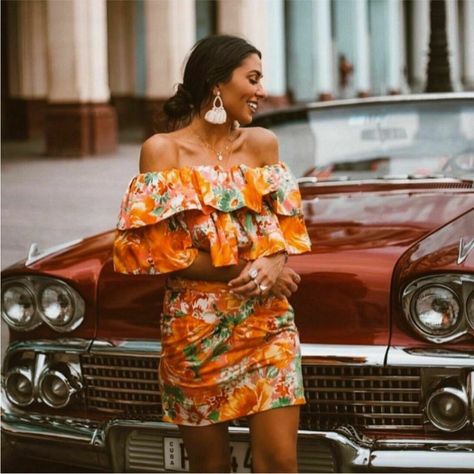 New With Tag. Questions? Leave A Comment Below! Cuban Outfit, Havana Nights Party Theme, Havana Nights Theme, Havana Nights Dress, Cuban Party, Cuba Fashion, Havana Nights Party, Miami Bachelorette Party, Miami Girls